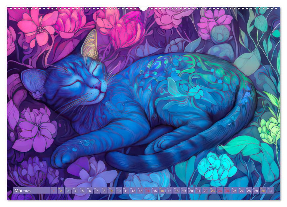 Art Nouveau trifft Märchenwelt (CALVENDO Premium Wandkalender 2026)