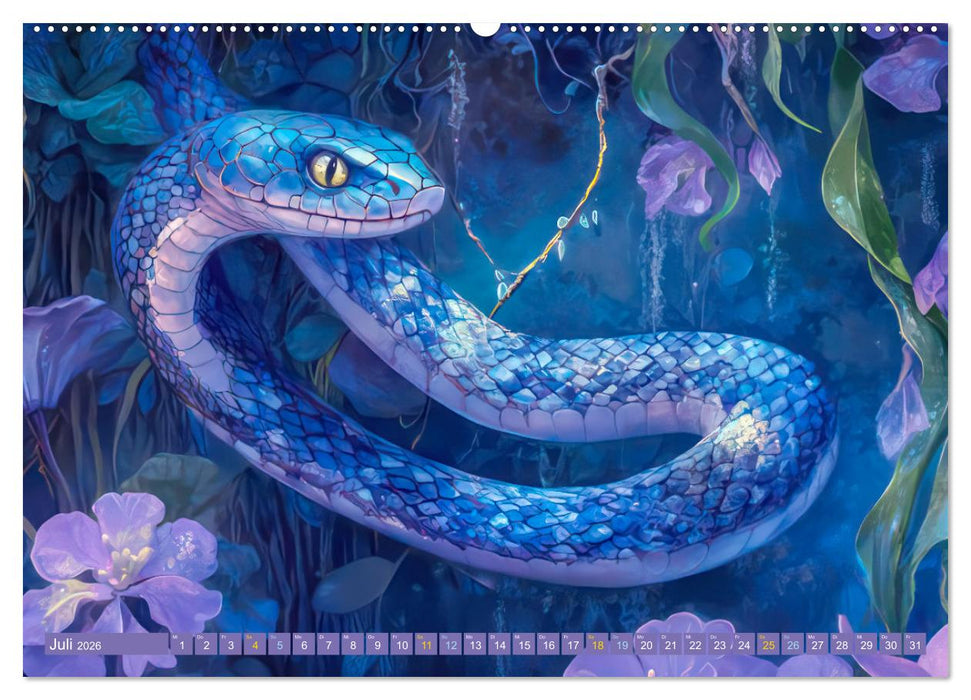 Art Nouveau trifft Märchenwelt (CALVENDO Premium Wandkalender 2026)