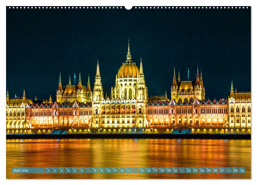 Romantisches Budapest - Ungarns schöne Hauptstadt an der Donau (CALVENDO Premium Wandkalender 2026)