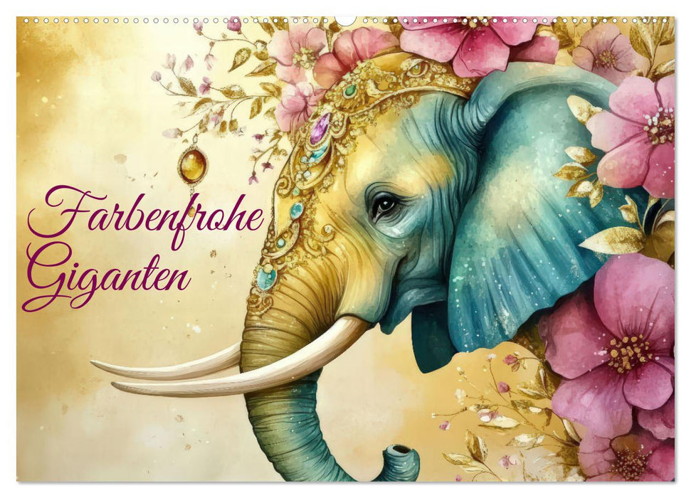 Farbenfrohe Giganten (CALVENDO Wandkalender 2026)