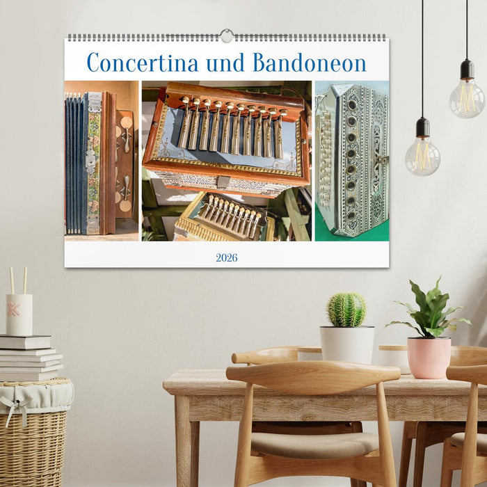 Concertina und Bandoneon (CALVENDO Wandkalender 2026)