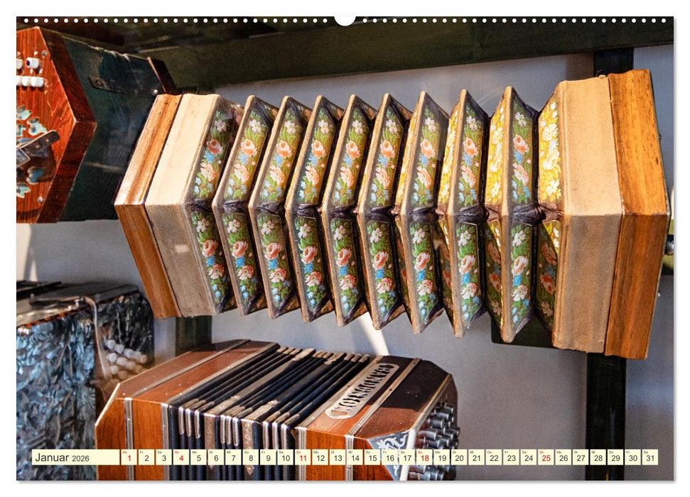 Concertina und Bandoneon (CALVENDO Wandkalender 2026)