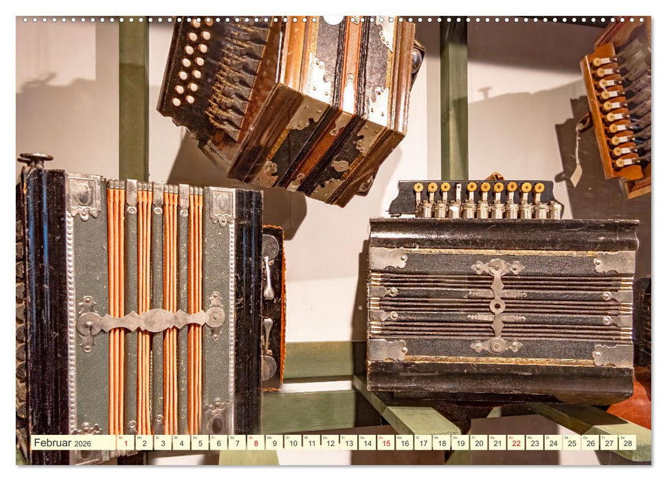 Concertina und Bandoneon (CALVENDO Wandkalender 2026)