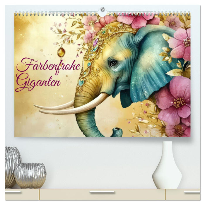 Farbenfrohe Giganten (CALVENDO Premium Wandkalender 2026)