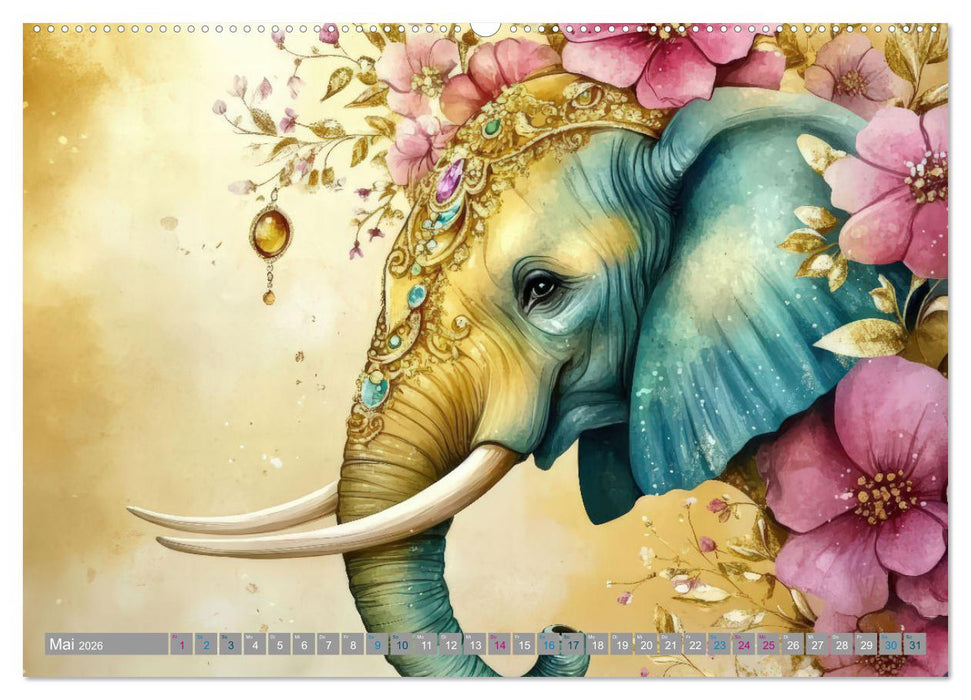 Farbenfrohe Giganten (CALVENDO Premium Wandkalender 2026)