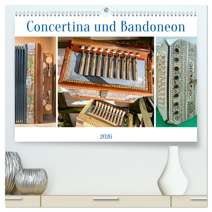 Concertina und Bandoneon (CALVENDO Premium Wandkalender 2026)