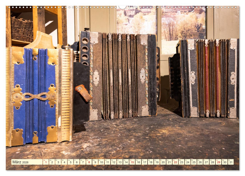 Concertina und Bandoneon (CALVENDO Premium Wandkalender 2026)