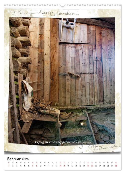 Alte Südtiroler Türen (CALVENDO Wandkalender 2026)