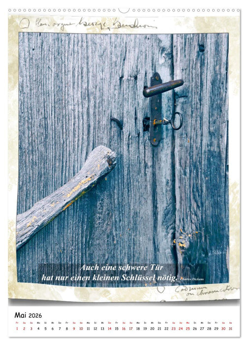 Alte Südtiroler Türen (CALVENDO Wandkalender 2026)