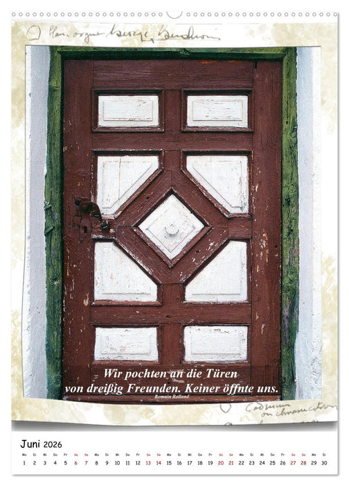 Alte Südtiroler Türen (CALVENDO Premium Wandkalender 2026)