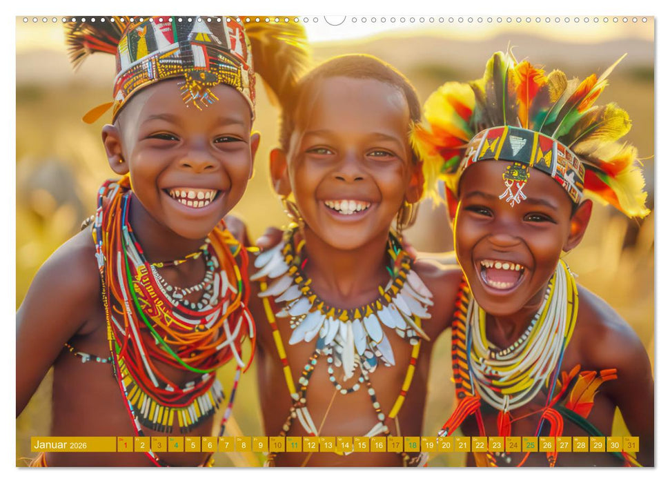 Hallo faszinierendes Afrika (CALVENDO Premium Wandkalender 2026)