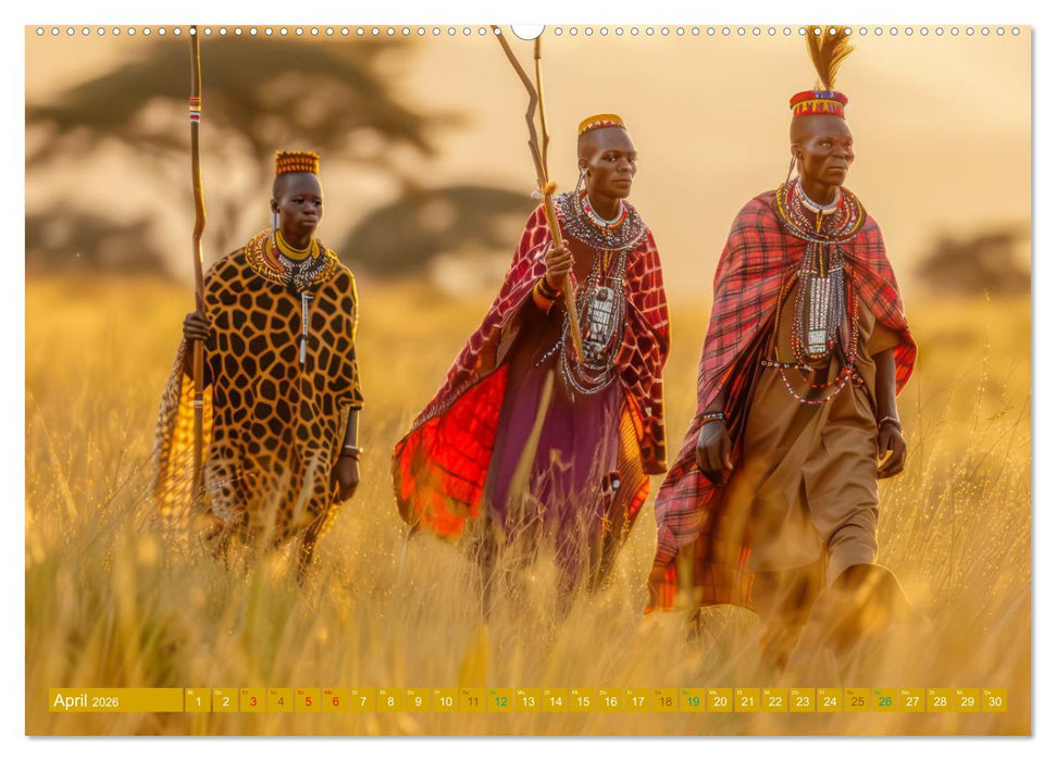 Hallo faszinierendes Afrika (CALVENDO Premium Wandkalender 2026)
