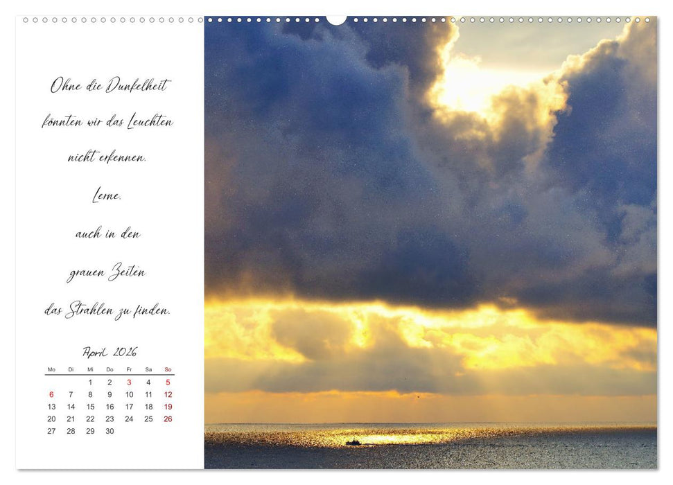 Der Atem der Stille - Achtsame Augenblicke in der Natur (CALVENDO Wandkalender 2026)