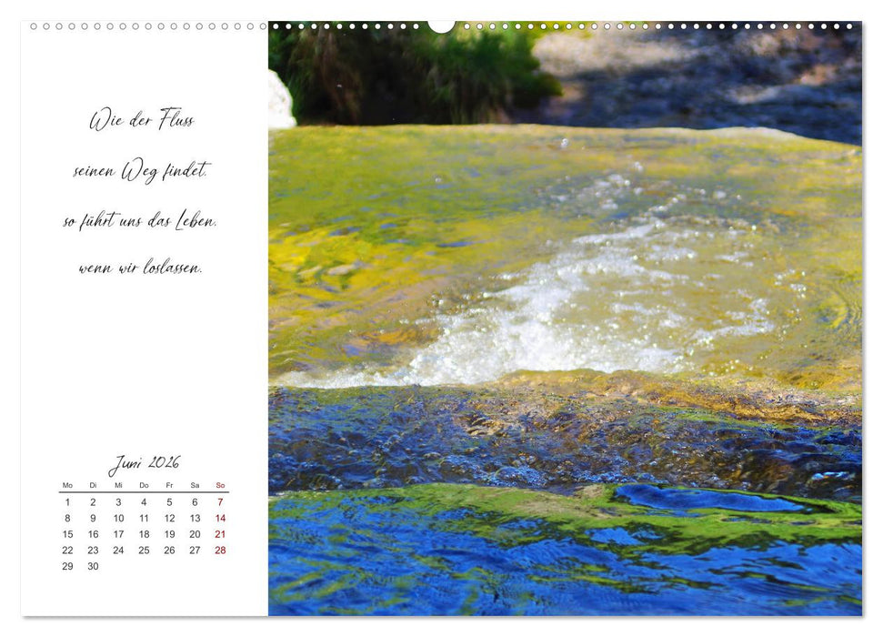 Der Atem der Stille - Achtsame Augenblicke in der Natur (CALVENDO Premium Wandkalender 2026)