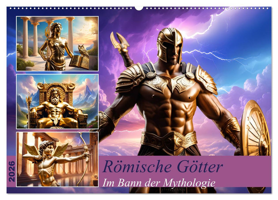 Römische Götter (CALVENDO Wandkalender 2026)