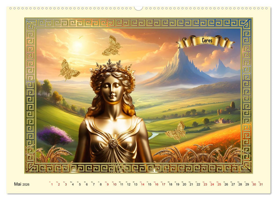 Römische Götter (CALVENDO Wandkalender 2026)