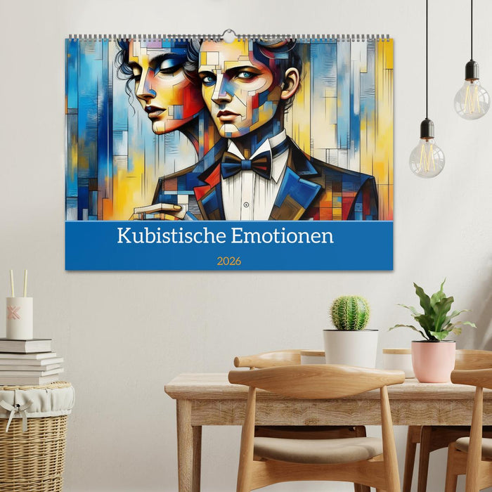 Kubistische Emotionen (CALVENDO Wandkalender 2026)
