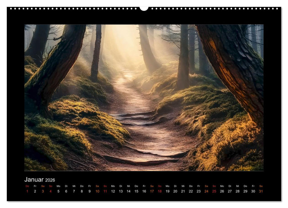 Geheimnisvolle Wege (CALVENDO Wandkalender 2026)