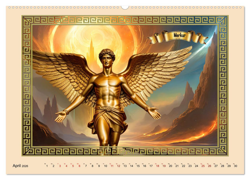 Römische Götter (CALVENDO Premium Wandkalender 2026)