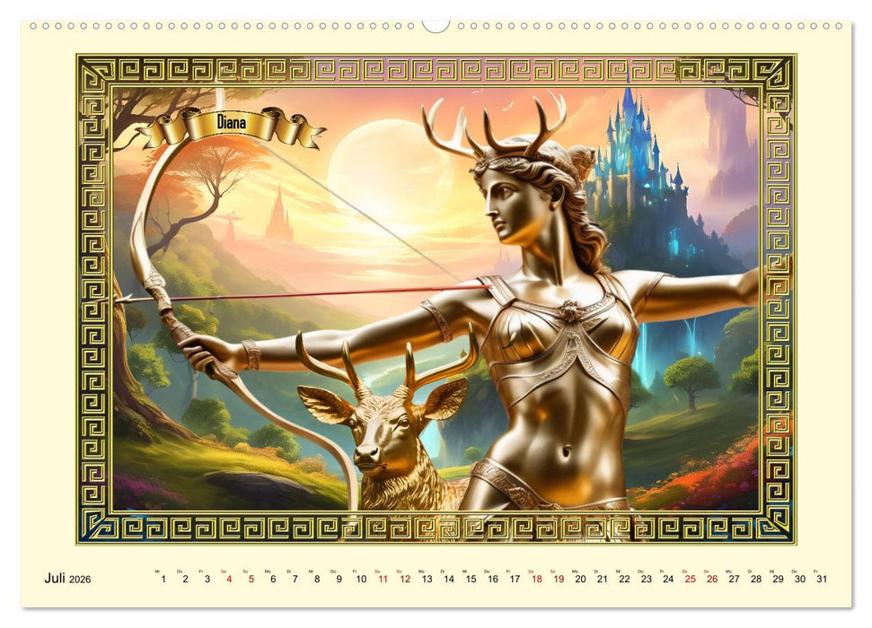 Römische Götter (CALVENDO Premium Wandkalender 2026)