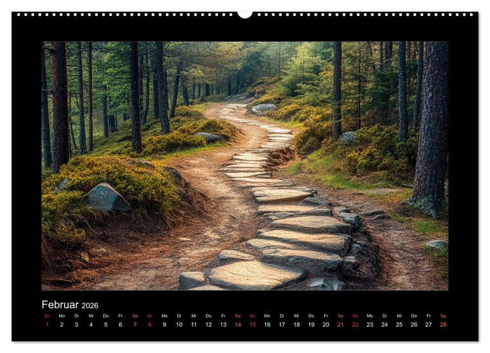 Geheimnisvolle Wege (CALVENDO Premium Wandkalender 2026)