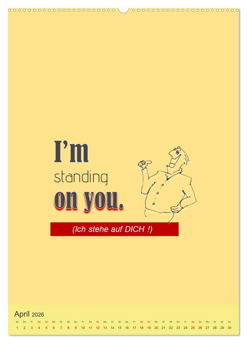 Nix als DENGLISCH (CALVENDO Wandkalender 2026)