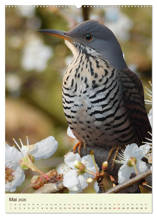 Scheue Waldvögel (CALVENDO Premium Wandkalender 2026)