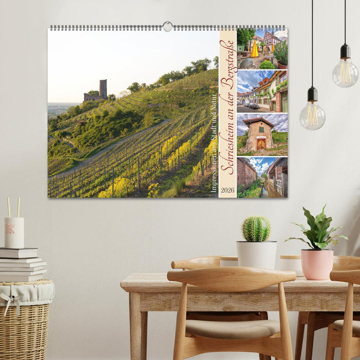 Schriesheim an der Bergstraße - Impressionen aus Stadt und Natur (CALVENDO Wandkalender 2026)