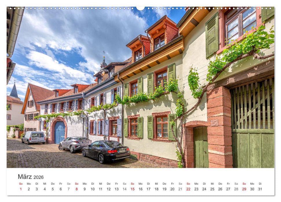Schriesheim an der Bergstraße - Impressionen aus Stadt und Natur (CALVENDO Wandkalender 2026)