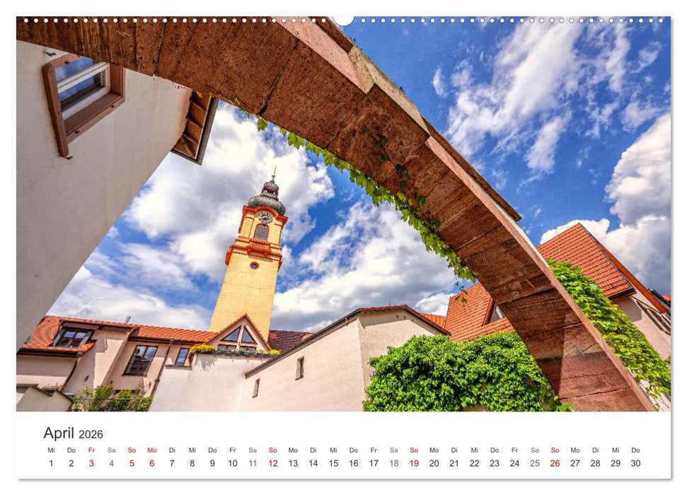 Schriesheim an der Bergstraße - Impressionen aus Stadt und Natur (CALVENDO Premium Wandkalender 2026)