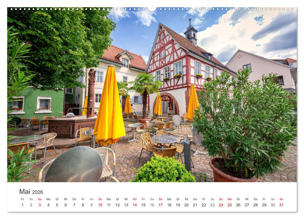 Schriesheim an der Bergstraße - Impressionen aus Stadt und Natur (CALVENDO Premium Wandkalender 2026)