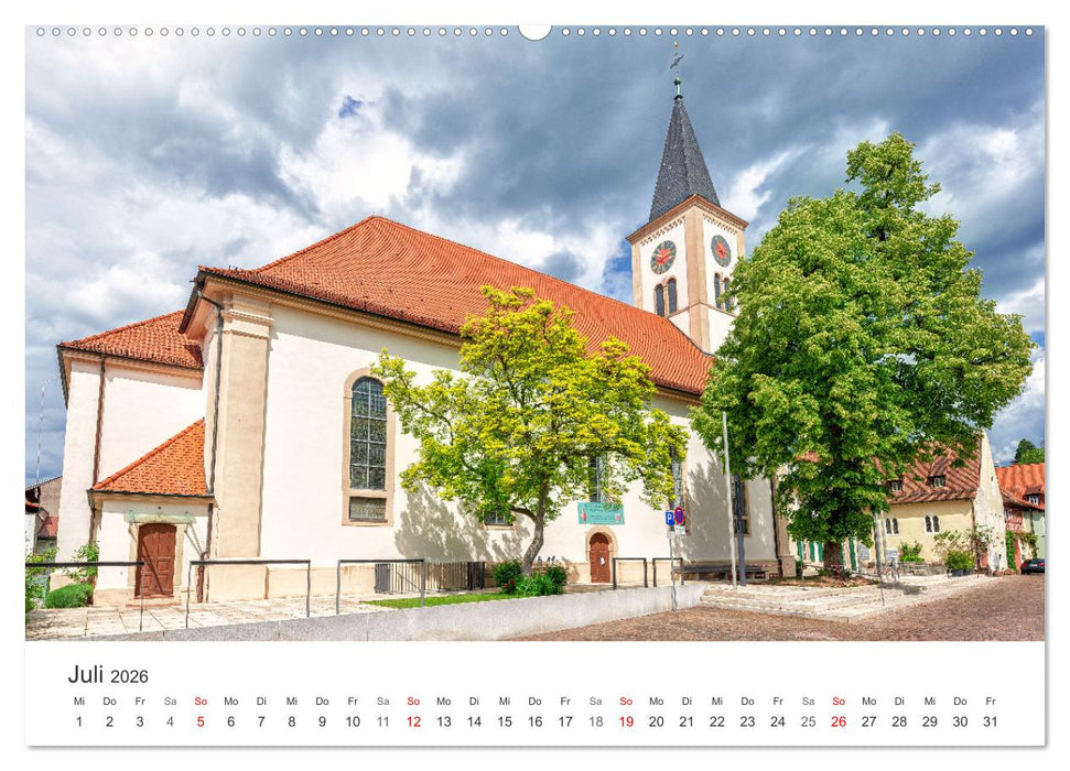 Schriesheim an der Bergstraße - Impressionen aus Stadt und Natur (CALVENDO Premium Wandkalender 2026)