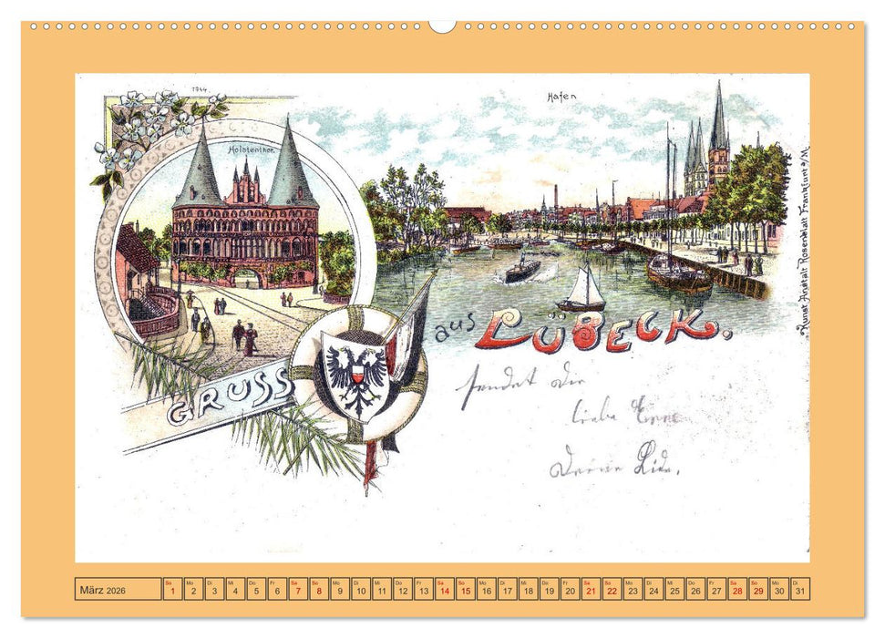 Gruß aus Lübeck (CALVENDO Wandkalender 2026)