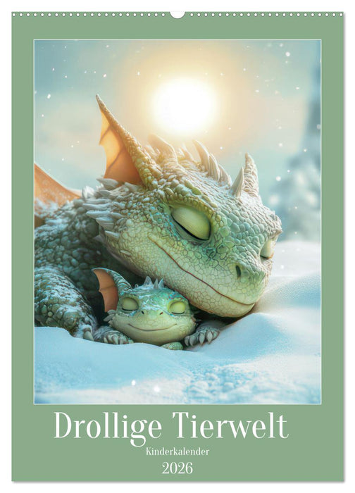 Drollige Tierwelt - Kinderkalender (CALVENDO Wandkalender 2026)