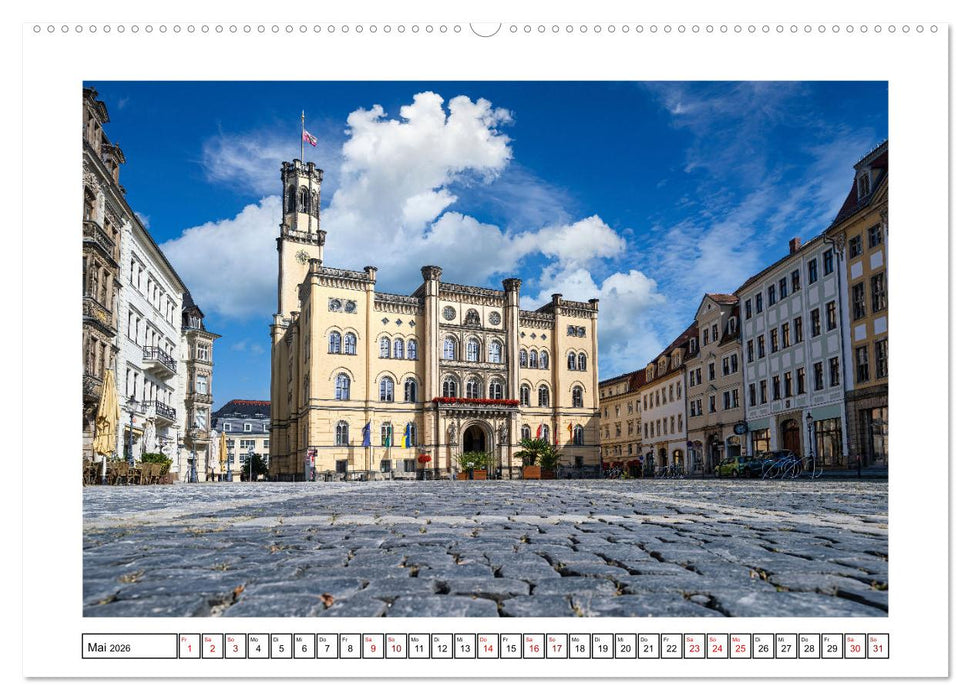 Von Bad Muskau zur Rakotzbrücke ins Zittauer Gebirge (CALVENDO Premium Wandkalender 2026)