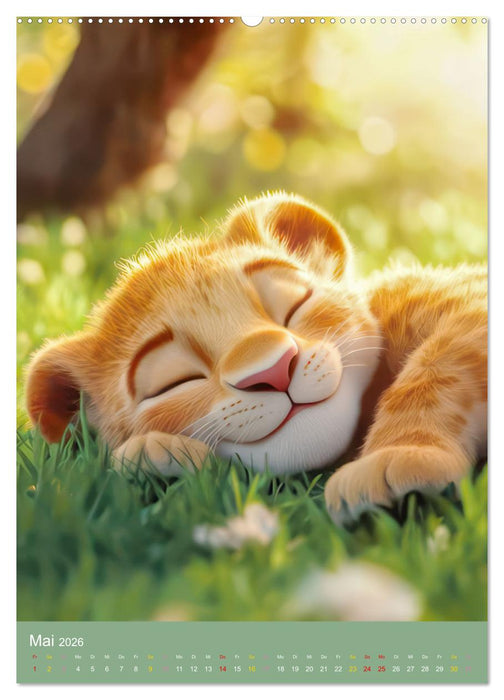 Drollige Tierwelt - Kinderkalender (CALVENDO Premium Wandkalender 2026)