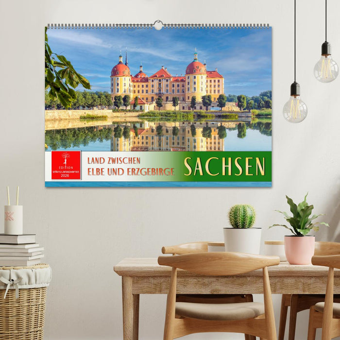 Sachsen - Land zwischen Elbe und Erzgebirge (CALVENDO Wandkalender 2026)