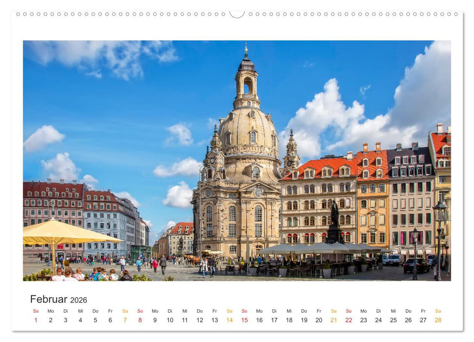 Sachsen - Land zwischen Elbe und Erzgebirge (CALVENDO Wandkalender 2026)