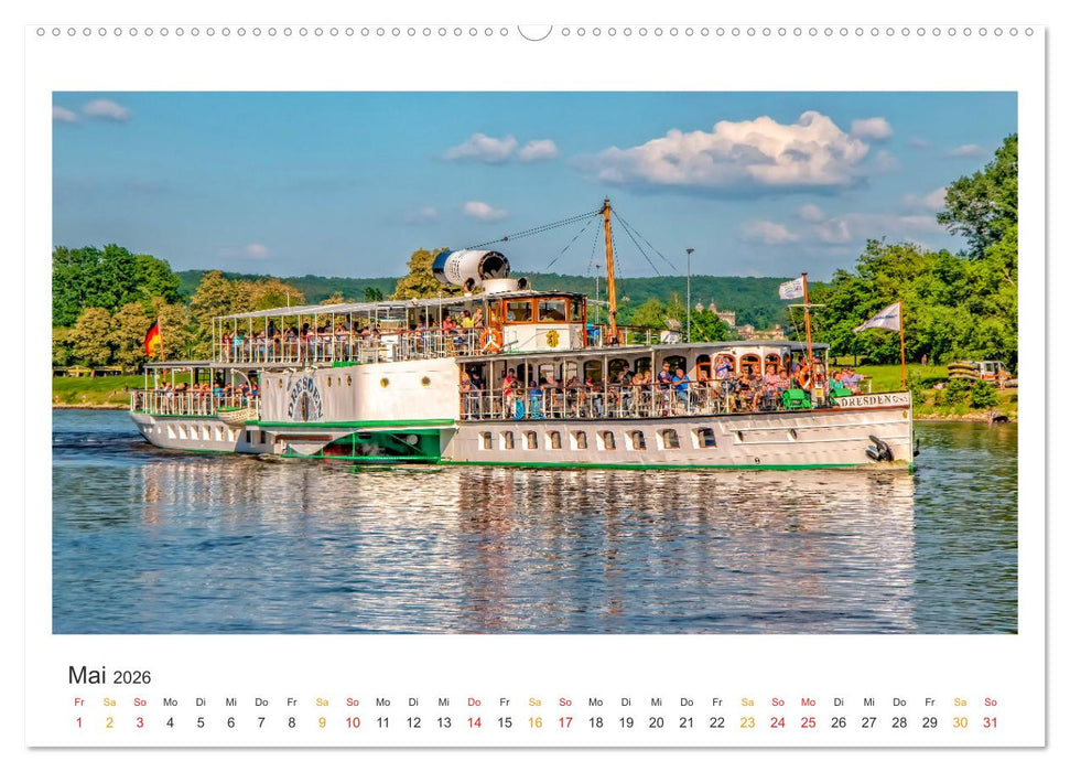 Sachsen - Land zwischen Elbe und Erzgebirge (CALVENDO Wandkalender 2026)