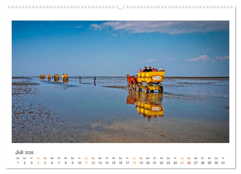 Niedersachsen - Meer, Heide, Harz (CALVENDO Premium Wandkalender 2026)