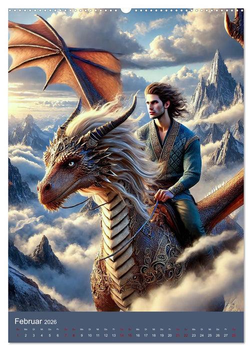 Mystische Welten, Fantasy Naturzauber (CALVENDO Premium Wandkalender 2026)