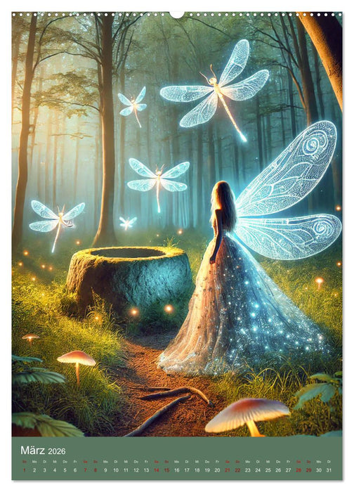 Mystische Welten, Fantasy Naturzauber (CALVENDO Premium Wandkalender 2026)
