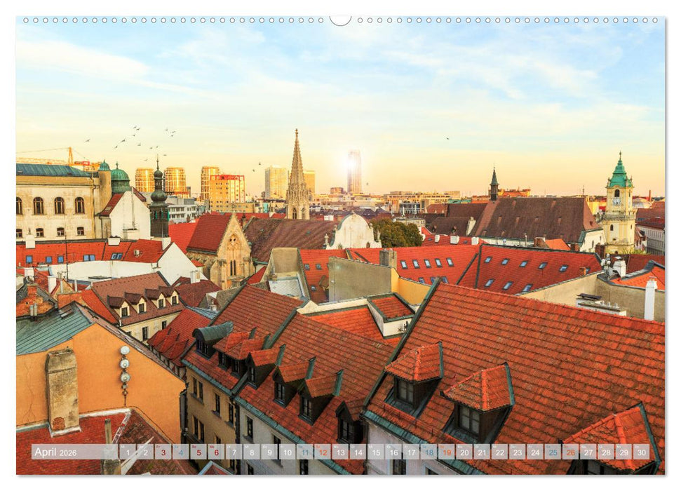 Zauberhaftes Bratislava - Entzückende Hauptstadt der Slowakai an der Donau (CALVENDO Premium Wandkalender 2026)