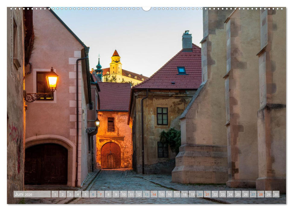 Zauberhaftes Bratislava - Entzückende Hauptstadt der Slowakai an der Donau (CALVENDO Premium Wandkalender 2026)