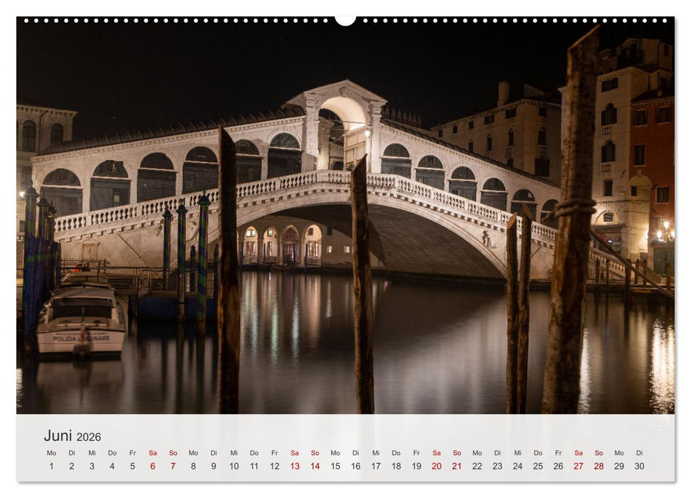 Venedig - Romantische Stadt am Canal Grande (CALVENDO Wandkalender 2026)