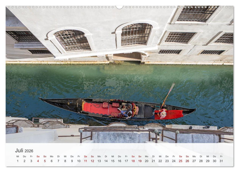 Venedig - Romantische Stadt am Canal Grande (CALVENDO Premium Wandkalender 2026)