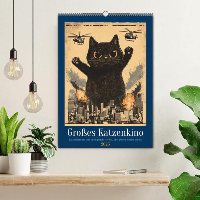 Großes Katzenkino (CALVENDO Wandkalender 2026)