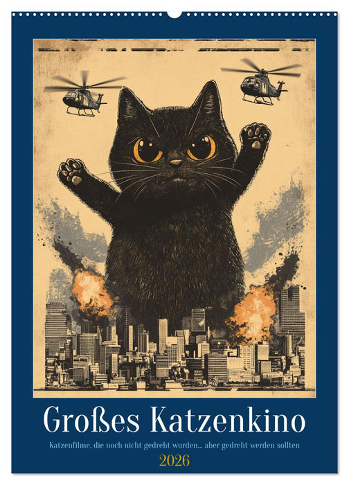 Großes Katzenkino (CALVENDO Wandkalender 2026)