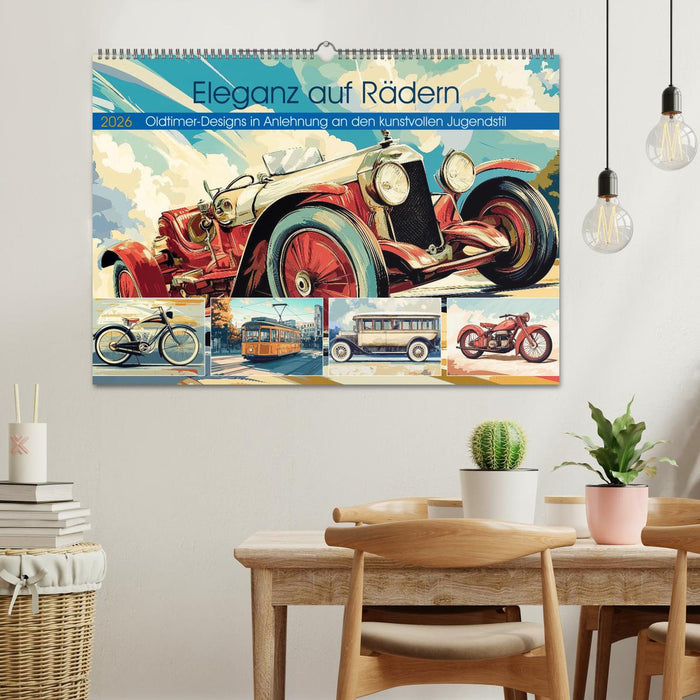 Eleganz auf Rädern (CALVENDO Wandkalender 2026)