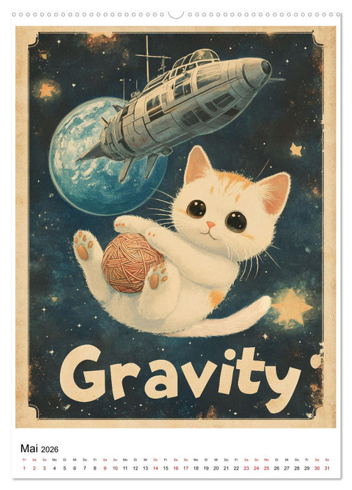 Großes Katzenkino (CALVENDO Premium Wandkalender 2026)